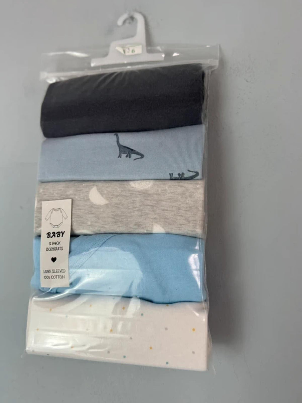 NEW Baby Boys Dinosaur Bodysuit Set - Mixed Brands - Boys 3 - 6 Months - Discounted high street clothing for children, ladies and men including everyday wear and seasonal styles. UK online