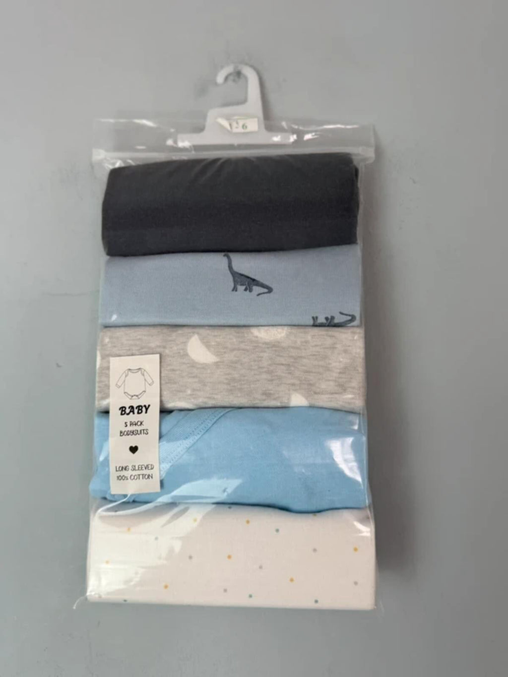 NEW Baby Boys Dinosaur Bodysuit Set - Mixed Brands - Boys 3 - 6 Months - Discounted high street clothing for children, ladies and men including everyday wear and seasonal styles. UK online