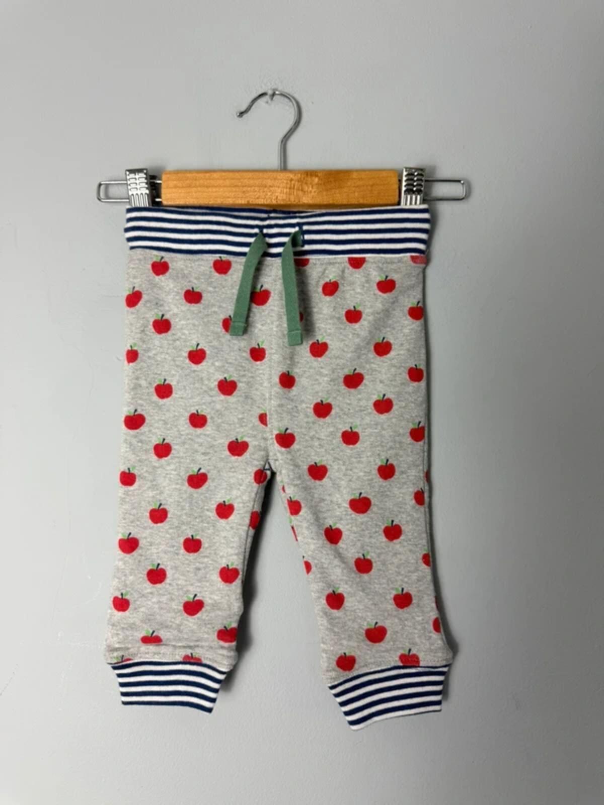 NEW Boden Grey Apple Reversible Joggers - Unisex 3 - 6 Months - Discounted high street clothing for children, ladies and men including everyday wear and seasonal styles. UK online
