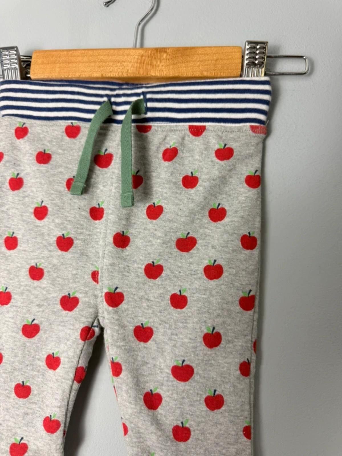 NEW Boden Grey Apple Reversible Joggers - Unisex 3 - 6 Months - Discounted high street clothing for children, ladies and men including everyday wear and seasonal styles. UK online