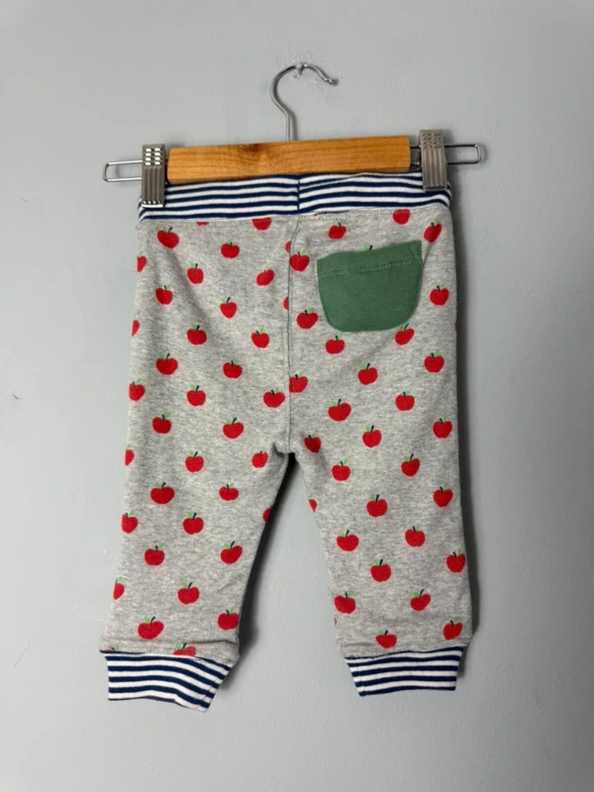 NEW Boden Grey Apple Reversible Joggers - Unisex 3 - 6 Months - Discounted high street clothing for children, ladies and men including everyday wear and seasonal styles. UK online