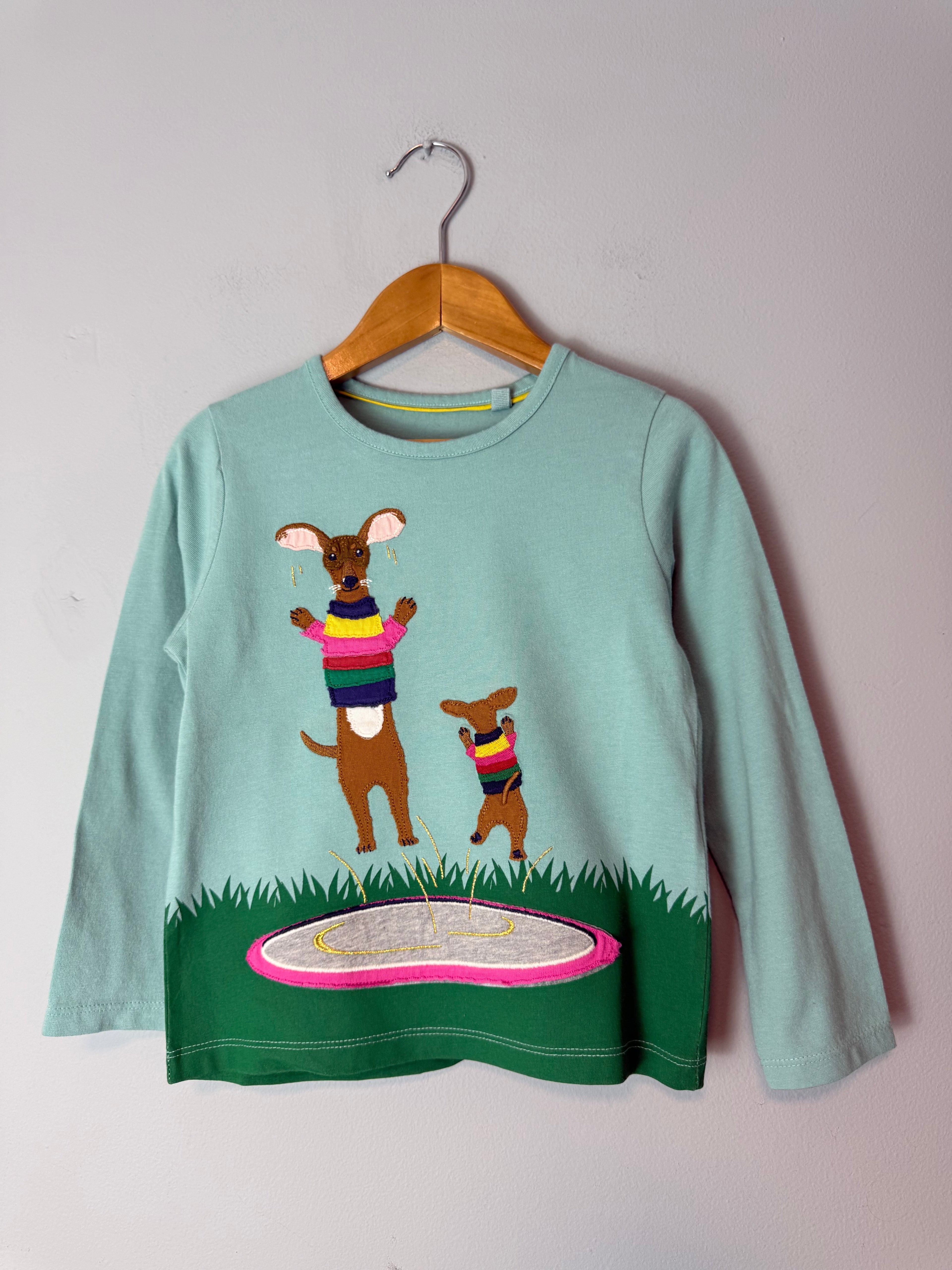 NEW Ex Boden Kangaroo Long Sleeve Top - Unisex 3 - 4 Years - Discounted high street clothing for children, ladies and men including everyday wear and seasonal styles. UK online