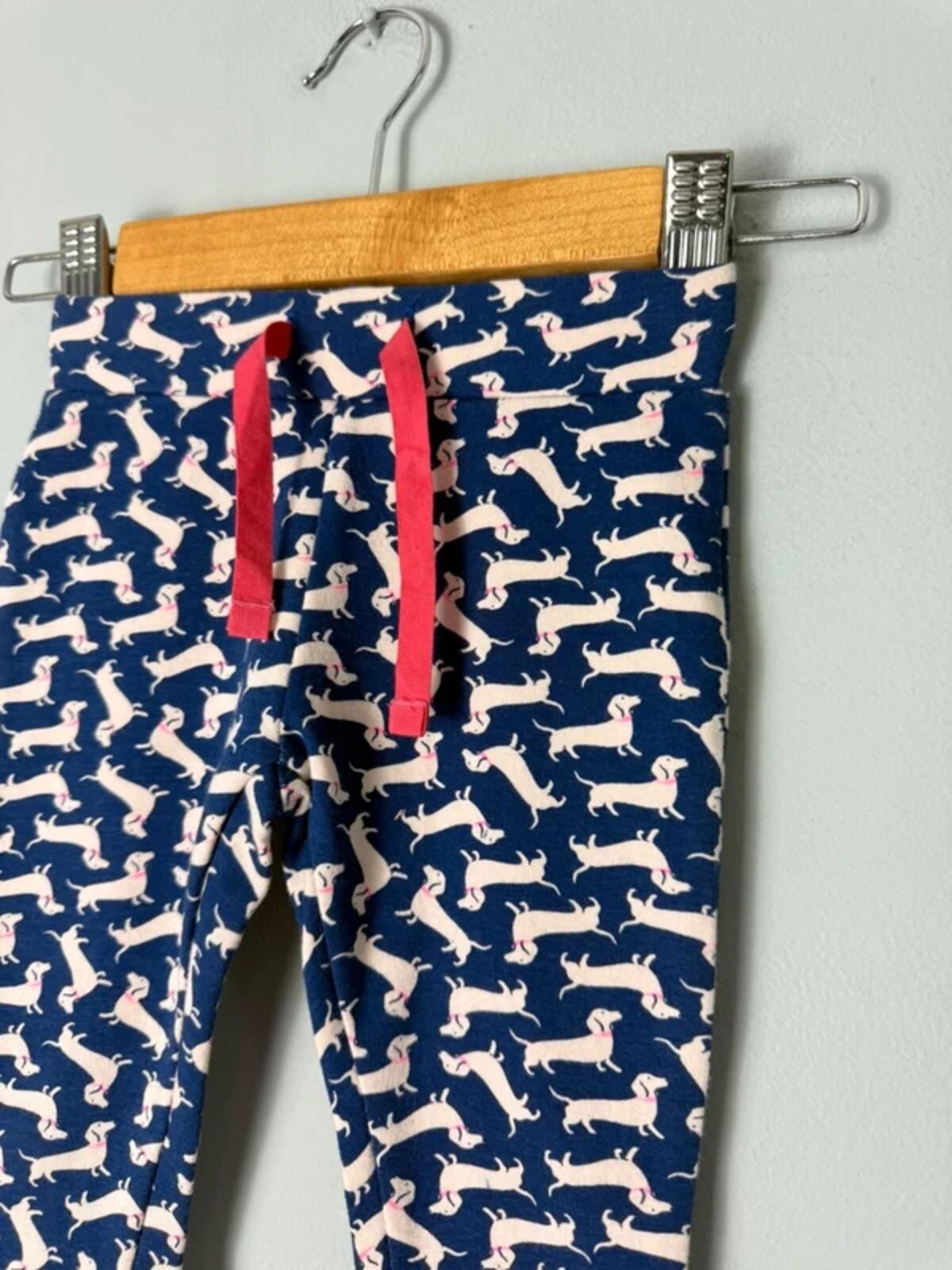 NEW Ex Boden Navy Sausage Dog Dachshund Leggings Girls - 3 - 6 Months - Discounted high street clothing for children, ladies and men including everyday wear and seasonal styles. UK online
