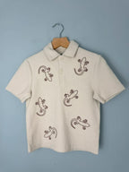 NEW Ex M&S Beige Lizard Short Sleeve Top - Boys 4 - 5 Years - Discounted high street clothing for children, ladies and men including everyday wear and seasonal styles. UK online