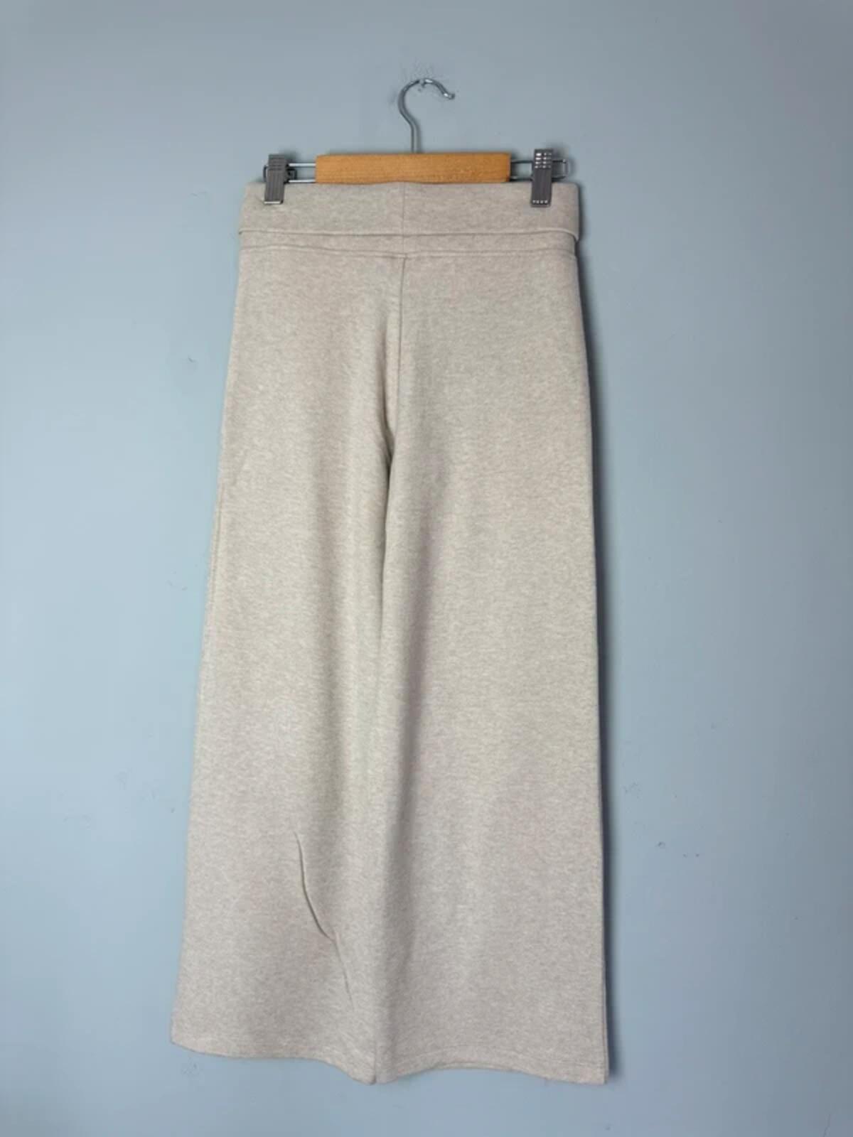 NEW Ex M&S Beige Wide Leg Fleece Jogging Bottoms - Girls 9 - 10 Years - Discounted high street clothing for children, ladies and men including everyday wear and seasonal styles. UK online