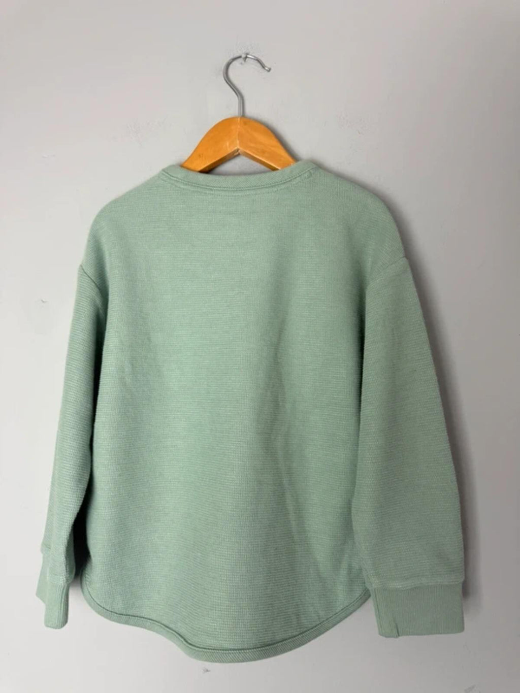 NEW Ex M&S Dinosaur Green Waffle Print Jumper - Boys 4 - 5 Years - Discounted high street clothing for children, ladies and men including everyday wear and seasonal styles. UK online