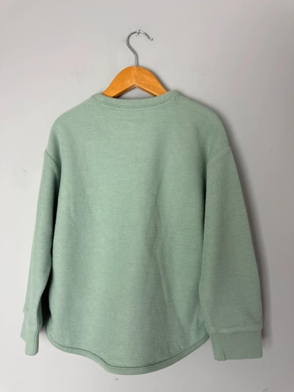 NEW Ex M&S Dinosaur Green Waffle Print Jumper - Boys 4 - 5 Years - Discounted high street clothing for children, ladies and men including everyday wear and seasonal styles. UK online