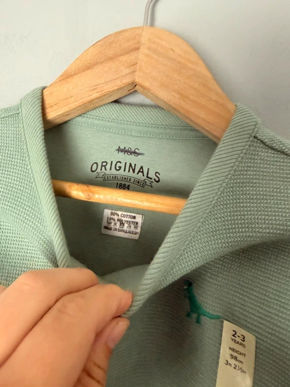 NEW Ex M&S Dinosaur Waffle Knit Jumper - Boys 2 - 3 Years - Discounted high street clothing for children, ladies and men including everyday wear and seasonal styles. UK online