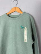 NEW Ex M&S Green Dinosaur Waffle Knit Jumper - Boys 6 - 7 Years - Discounted high street clothing for children, ladies and men including everyday wear and seasonal styles. UK online