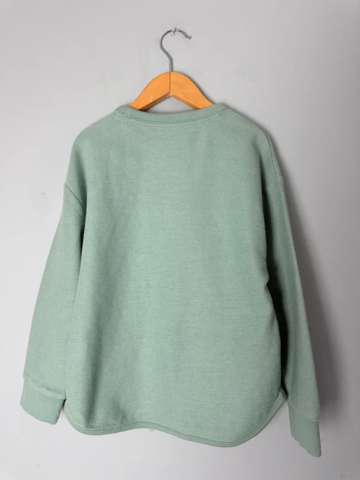 NEW Ex M&S Green Dinosaur Waffle Knit Jumper - Boys 6 - 7 Years - Discounted high street clothing for children, ladies and men including everyday wear and seasonal styles. UK online