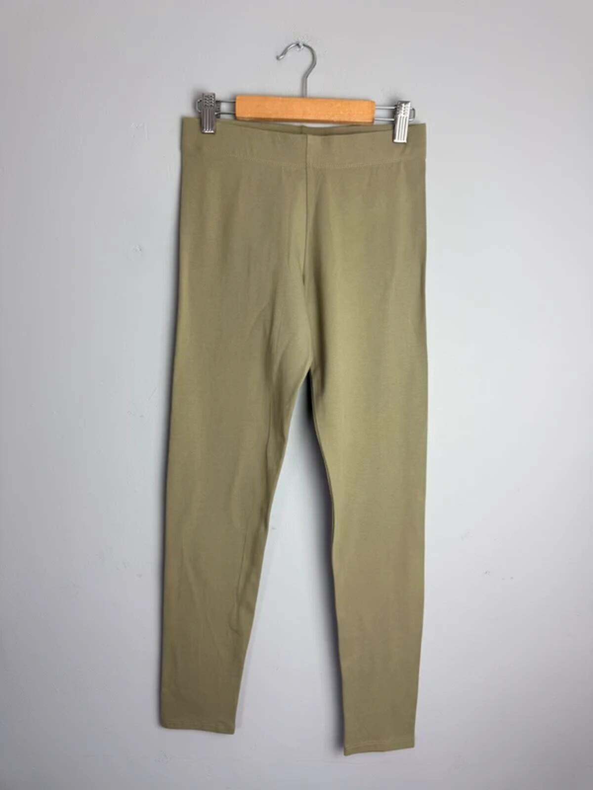 NEW Ex M&S Green Khaki Leggings - Girls 13-14 Years - Discounted high street clothing for children, ladies and men including everyday wear and seasonal styles. UK online