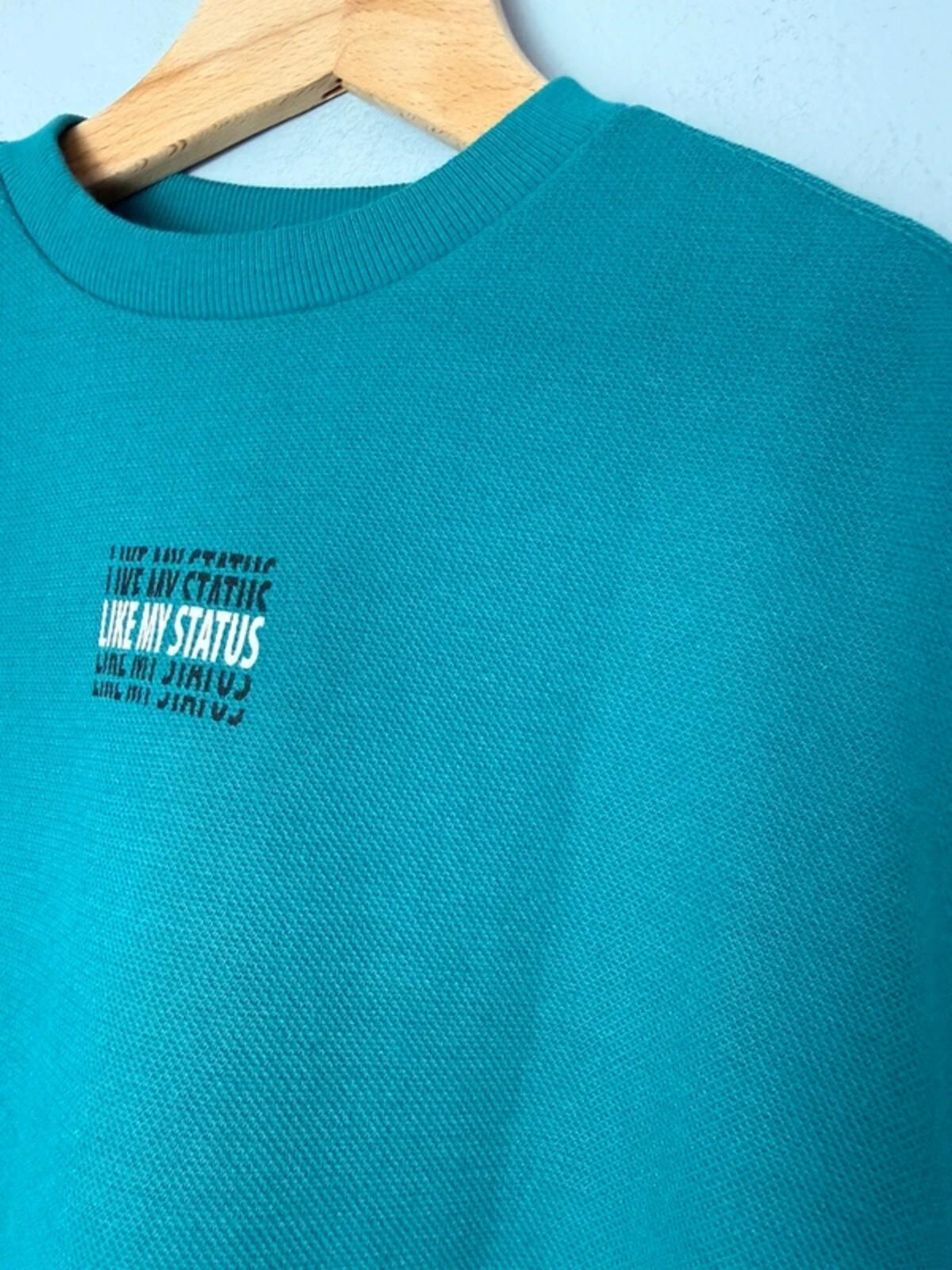 NEW Ex M&S Green Waffle Knit Short Sleeve Top Boys 11 - 12 Years - Discounted high street clothing for children, ladies and men including everyday wear and seasonal styles. UK online