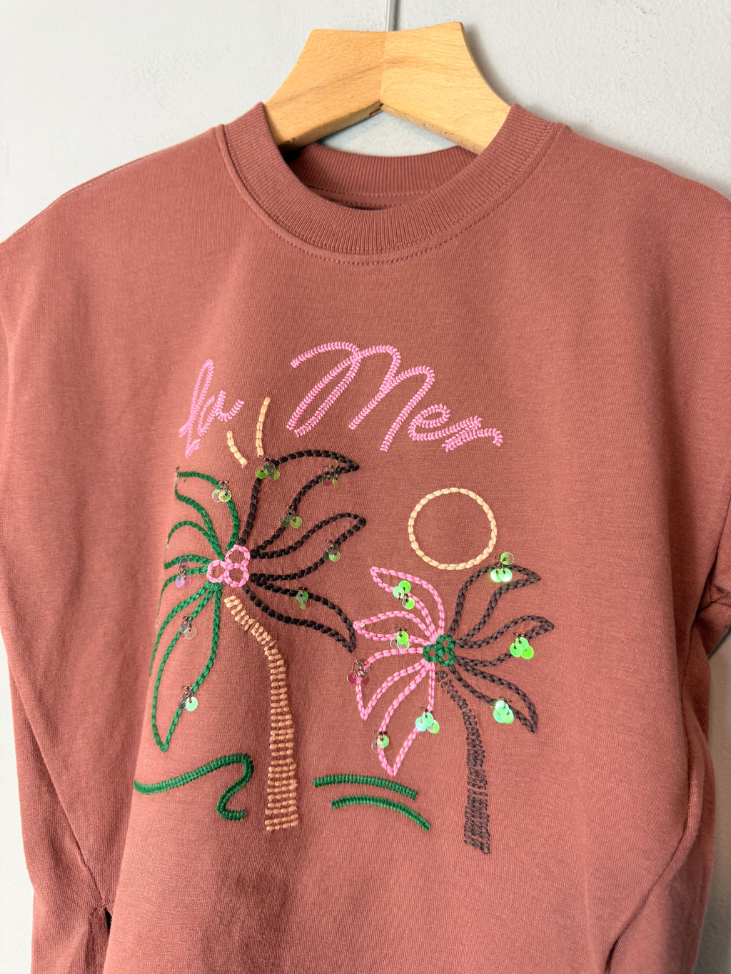 NEW Ex M&S La Mer Sequin Short Sleeve Top - Girls 5 - 6 Years - Discounted high street clothing for children, ladies and men including everyday wear and seasonal styles. UK online