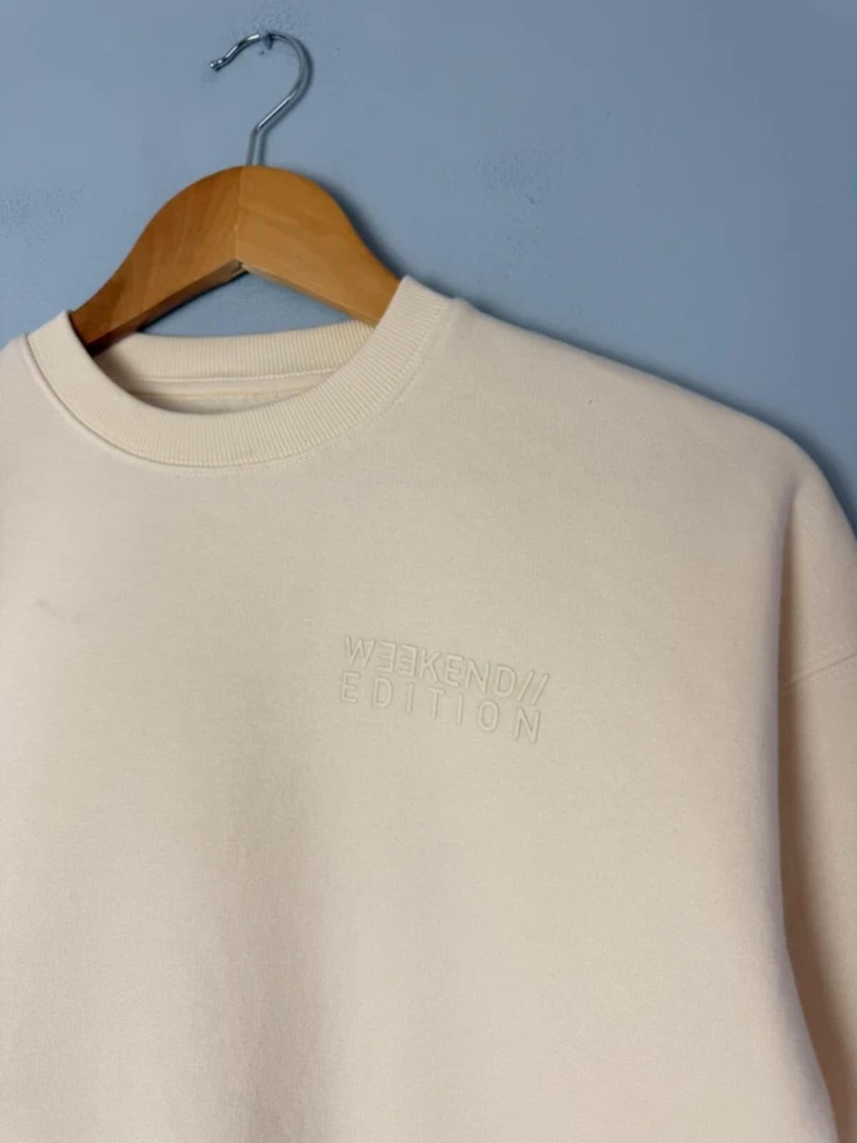 NEW Ex M&S Light Yellow Weekend Edition Sweater Jumper - Girls 10 - 11 Years - Discounted high street clothing for children, ladies and men including everyday wear and seasonal styles. UK online