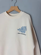 NEW Ex MS London Flower Marker Cream Jumper - Girls 8 - 9 Years - Discounted high street clothing for children, ladies and men including everyday wear and seasonal styles. UK online