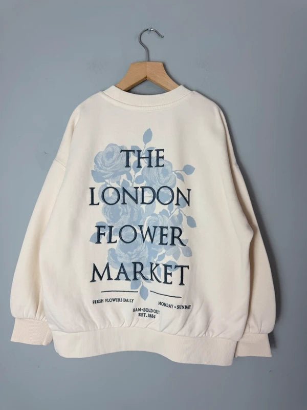 NEW Ex MS London Flower Marker Cream Jumper - Girls 8 - 9 Years - Discounted high street clothing for children, ladies and men including everyday wear and seasonal styles. UK online