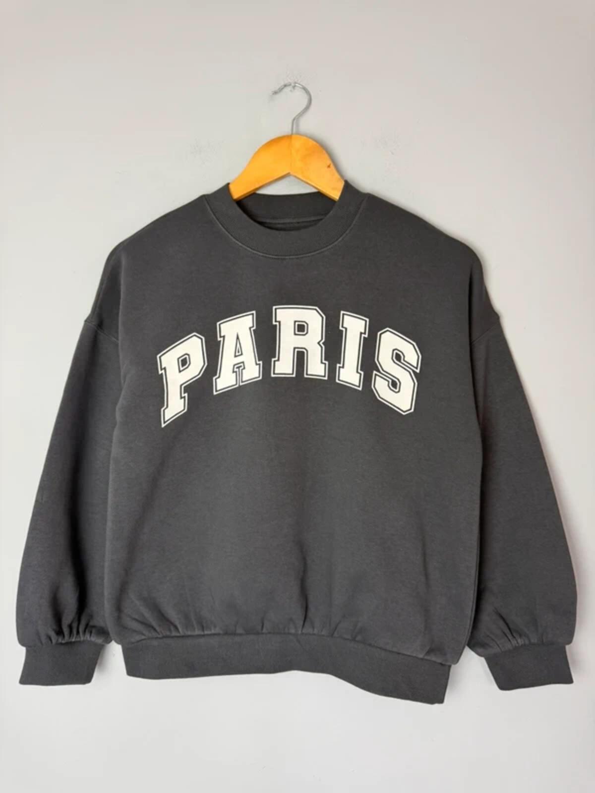 NEW Ex M&S Paris Varsity Style Sweater Jumper - Girls 11 - 12 Years - Discounted high street clothing for children, ladies and men including everyday wear and seasonal styles. UK online