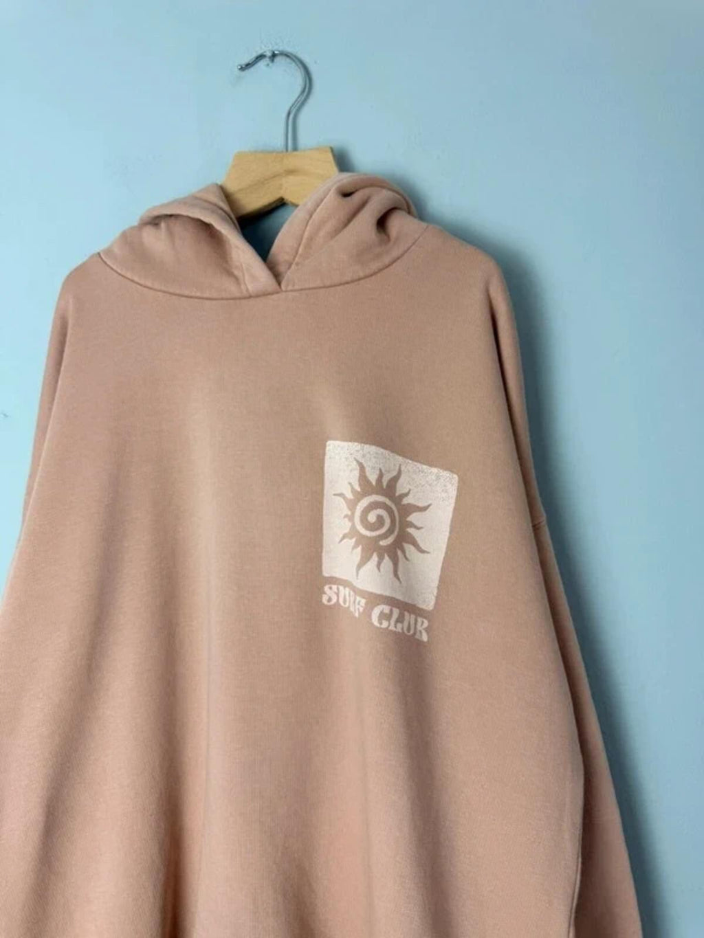 NEW Ex M&S Surf Club Beige Sand Hoodie Jumper Girls Boys 10 - 11 Years - Discounted high street clothing for children, ladies and men including everyday wear and seasonal styles. UK online
