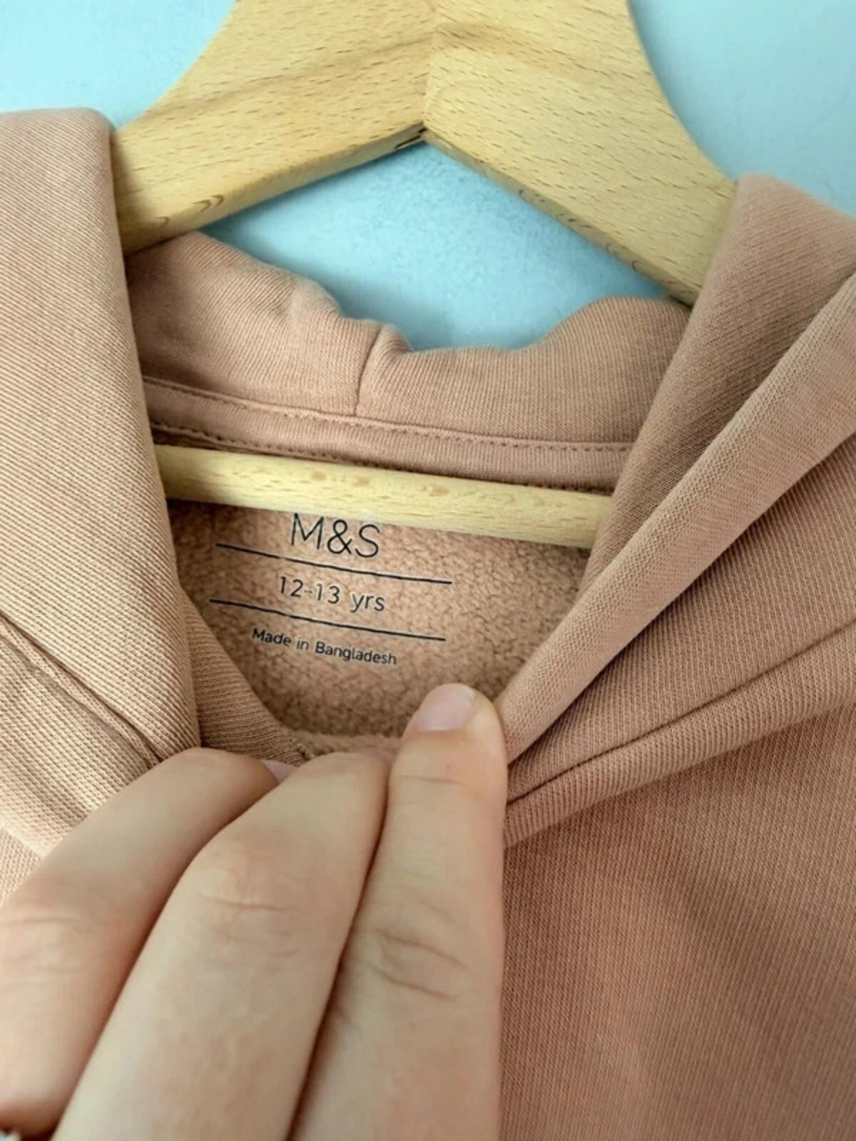 NEW Ex M&S Surf Club Sand Neutral Hoodie Girls Boys 12 - 13 Years - Discounted high street clothing for children, ladies and men including everyday wear and seasonal styles. UK online