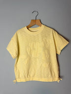 NEW Ex M&S Yellow Floral Short Sleeve Summer Top - Girls 7 - 8 Years - Discounted high street clothing for children, ladies and men including everyday wear and seasonal styles. UK online