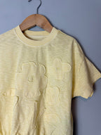 NEW Ex M&S Yellow Floral Short Sleeve Top - Girls 5 - 6 Years - Discounted high street clothing for children, ladies and men including everyday wear and seasonal styles. UK online