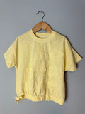 NEW Ex M&S Yellow Floral Short Sleeve Top - Girls 5 - 6 Years - Discounted high street clothing for children, ladies and men including everyday wear and seasonal styles. UK online