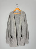 NEW Ex Next Grey Fluffy Long Line Open Cardigan - Girls 9 Years - Discounted high street clothing for children, ladies and men including everyday wear and seasonal styles. UK online