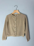 NEW Ex Next Light Brown Fine Knit Cardigan - Girls 2 Years - Discounted high street clothing for children, ladies and men including everyday wear and seasonal styles. UK online