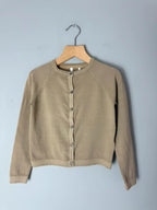 NEW Ex Next Light Brown Fine Knit Cardigan - Girls 2 Years - Discounted high street clothing for children, ladies and men including everyday wear and seasonal styles. UK online