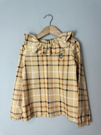 NEW Ex Next Plaid Bear Long Sleeve Top - Girls 5 - 6 Years - Discounted high street clothing for children, ladies and men including everyday wear and seasonal styles. UK online