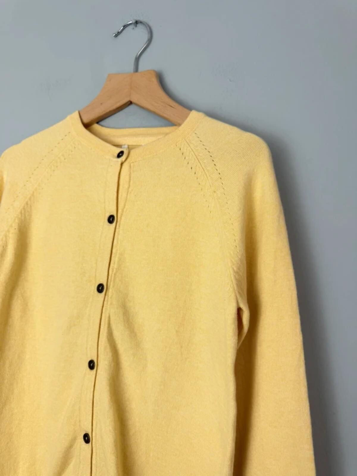 NEW Ex Next Yellow Lemon Summer Fine Knit Cardigan Girls 8 Years - Discounted high street clothing for children, ladies and men including everyday wear and seasonal styles. UK online