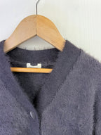 NEW Charcoal Fluffy Cropped Cardigan - Girls 5 - 6 Years - Back On The Shelves High Street Discount Outlet Online UK