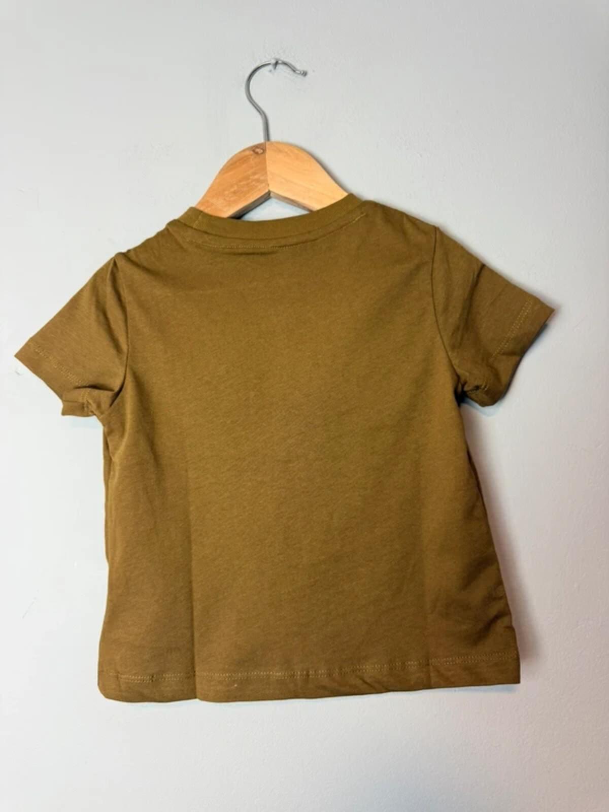 New Ex Ralph Lauren Green Brown Short Sleeve Summer Top - Boys 24 Months - Discounted high street clothing for children, ladies and men including everyday wear and seasonal styles. UK online