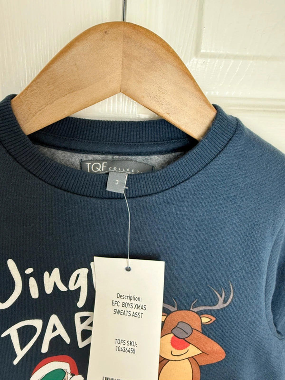 NEW Jingle Dad Christmas Jumper Boys 3 Years - Discounted high street clothing for children, ladies and men including everyday wear and seasonal styles. UK online
