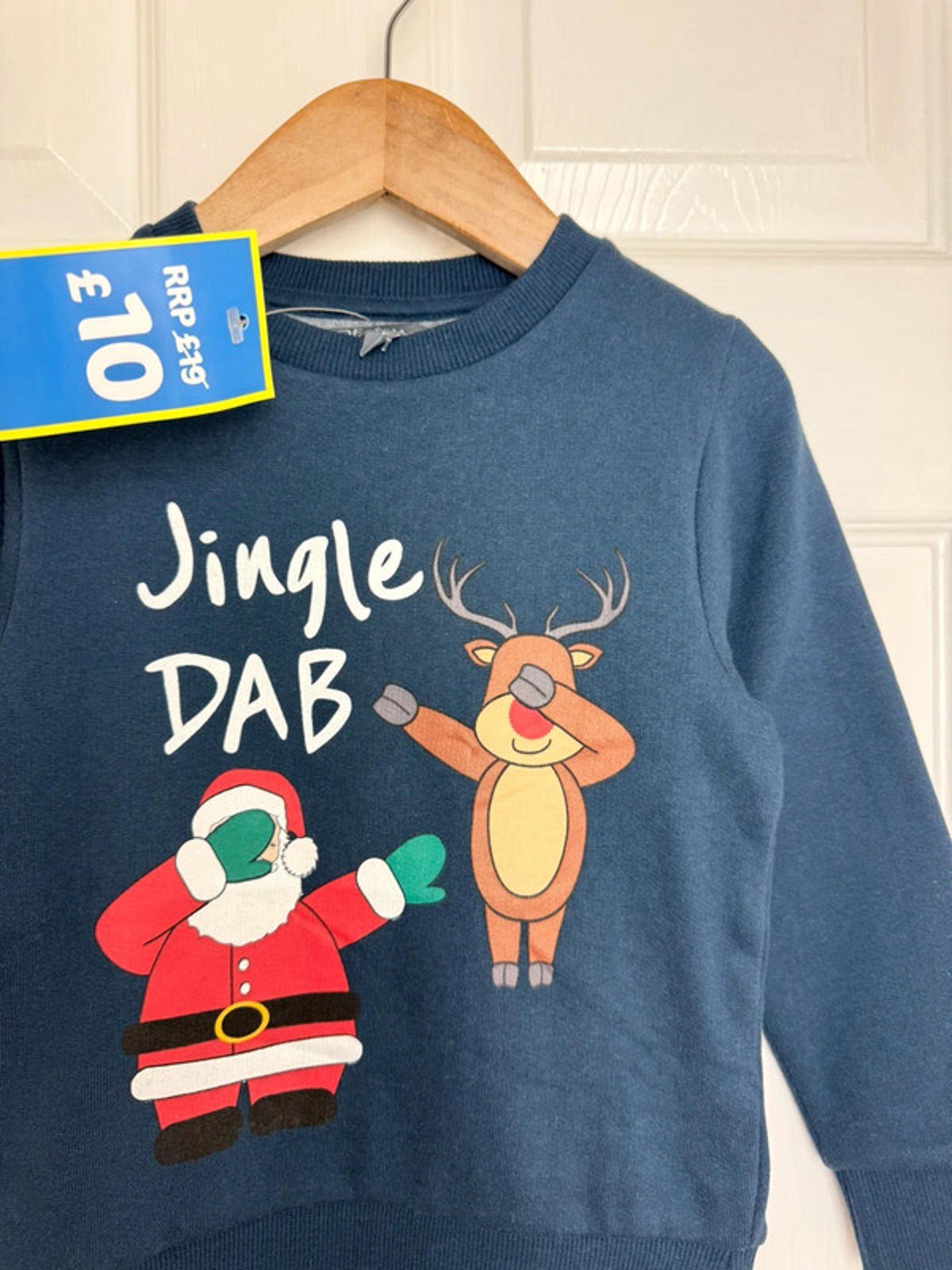 NEW Jingle Dad Christmas Jumper Boys 3 Years - Discounted high street clothing for children, ladies and men including everyday wear and seasonal styles. UK online