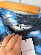 NEW Juicy Couture Blue Tie Dye Y2K Style Skirt - Girls Age 12 - 13 Years - Discounted high street clothing for children, ladies and men including everyday wear and seasonal styles. UK online