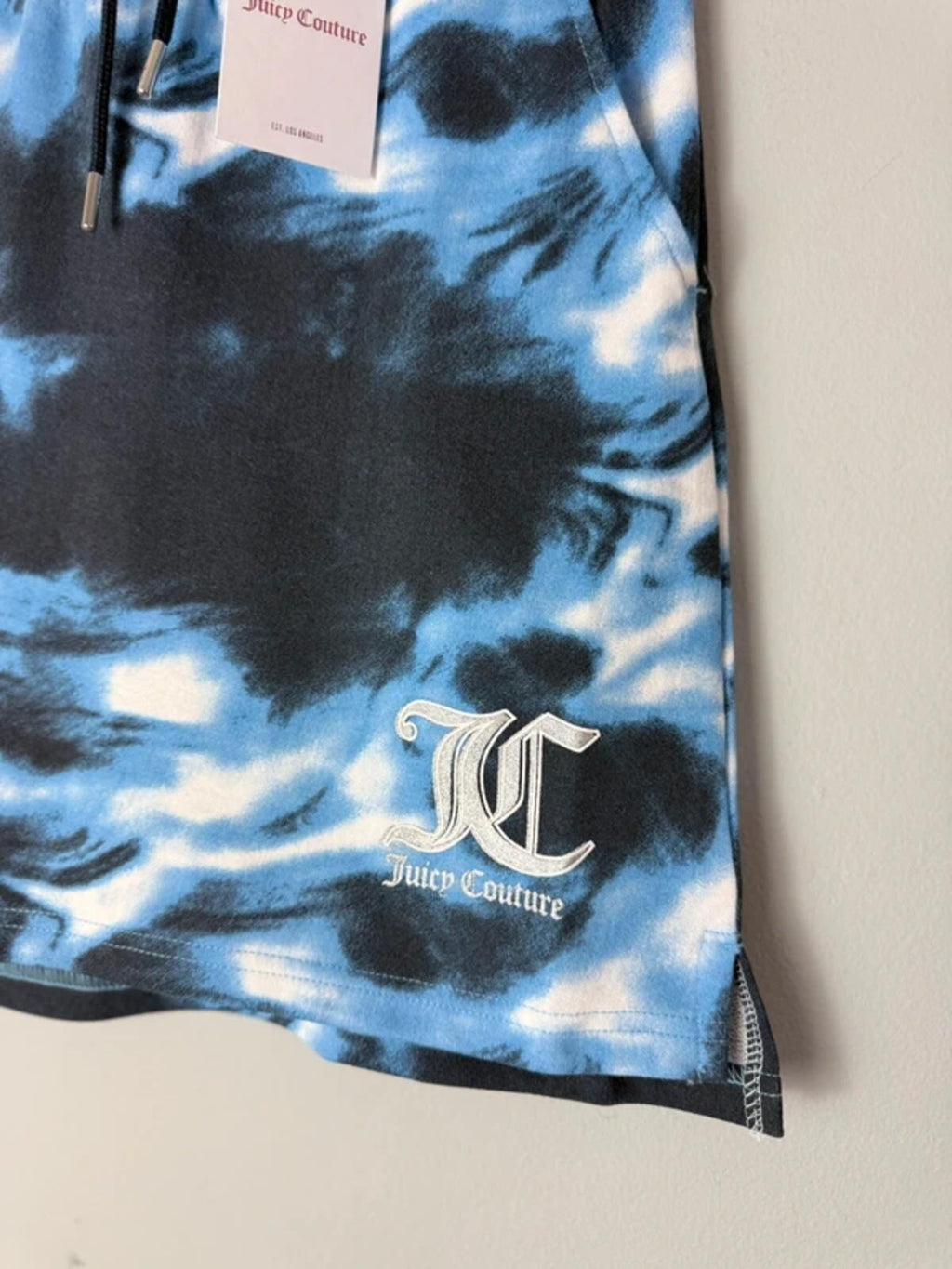 NEW Juicy Couture Blue Tie Dye Y2K Style Skirt - Girls Age 12 - 13 Years - Discounted high street clothing for children, ladies and men including everyday wear and seasonal styles. UK online