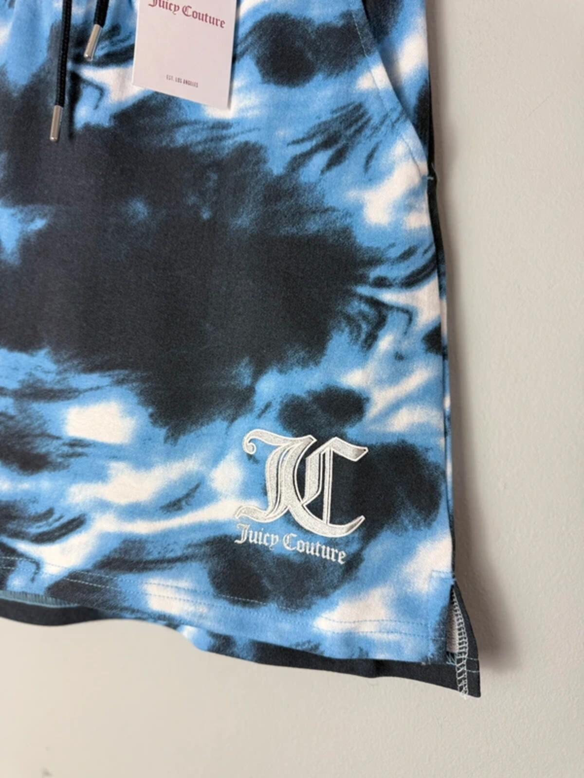 NEW Juicy Couture Blue Tie Dye Y2K Style Skirt - Girls Age 12 - 13 Years - Discounted high street clothing for children, ladies and men including everyday wear and seasonal styles. UK online