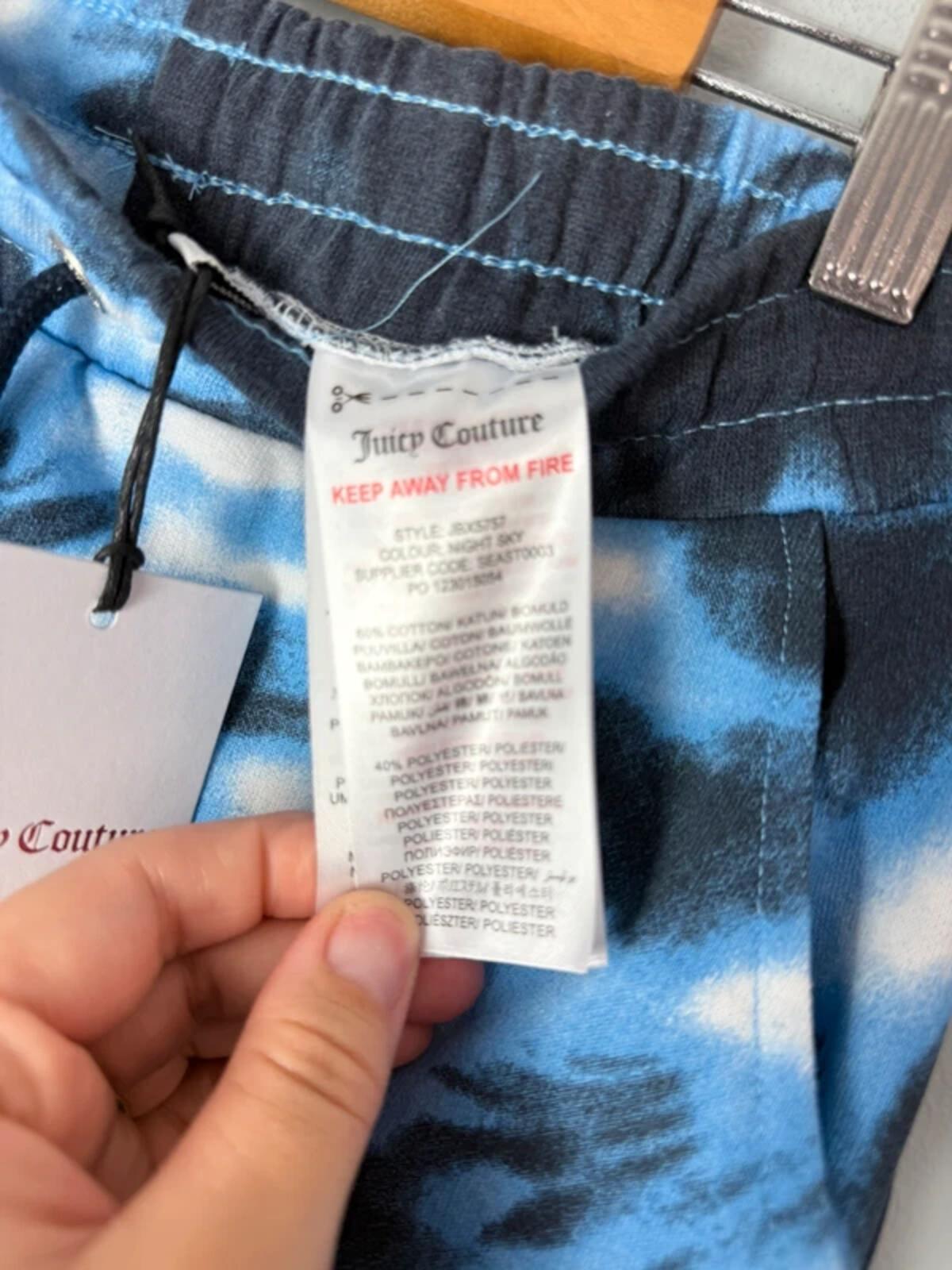 NEW Juicy Couture Blue Tie Dye Y2K Style Skirt - Girls Age 12 - 13 Years - Discounted high street clothing for children, ladies and men including everyday wear and seasonal styles. UK online