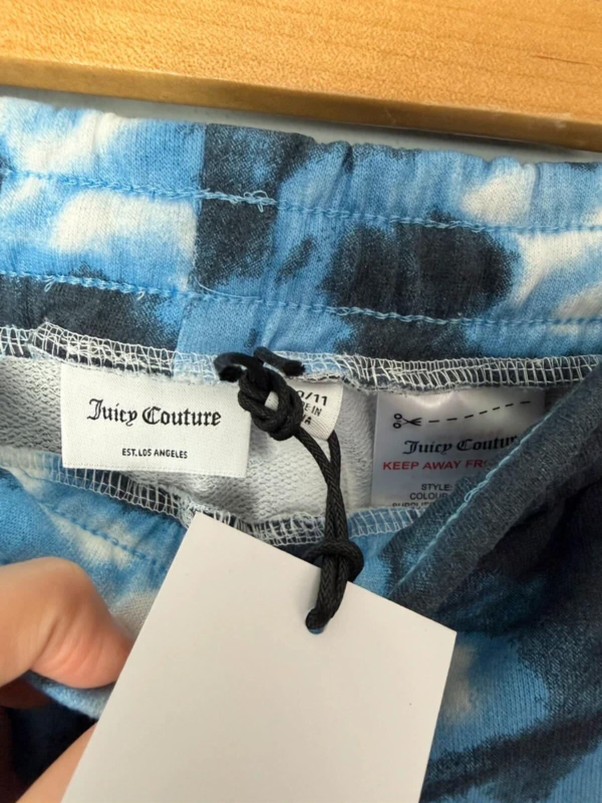 NEW Juicy Couture Blue, White & Navy Tie Dye Jersey Tracksuit Skirt Girls 10 - 11 Years - Discounted high street clothing for children, ladies and men including everyday wear and seasonal styles. UK online