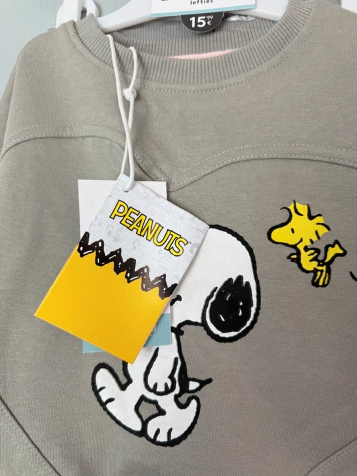 NEW Lefties Peanuts Snoopy 2 Piece Co - ord Jumper & Leggings Set - Unisex 9 - 12 Months - Discounted high street clothing for children, ladies and men including everyday wear and seasonal styles. UK online