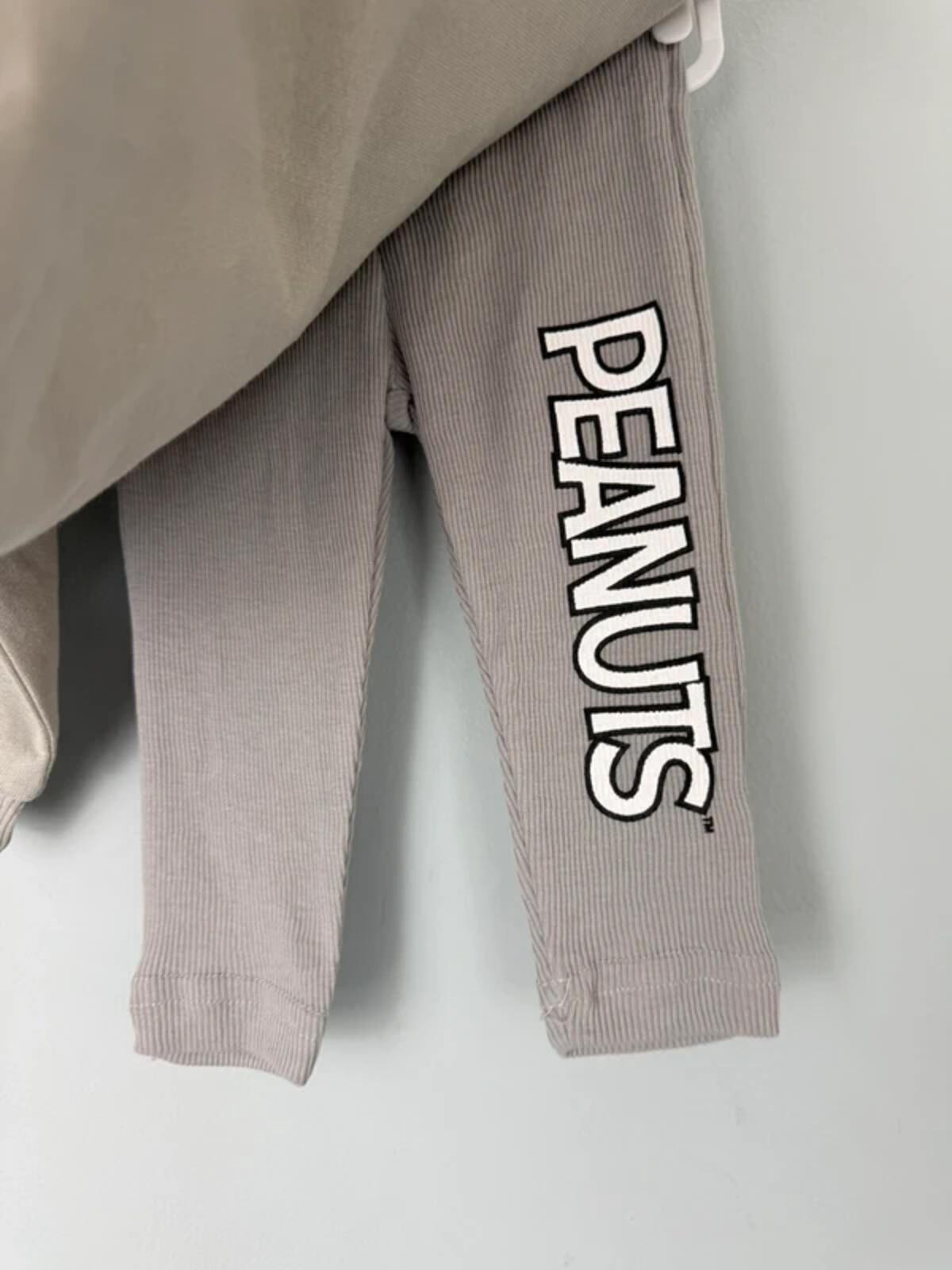 NEW Lefties Peanuts Snoopy Jumper & Leggings Co - ord Set - Unisex 3 - 6 Months - Discounted high street clothing for children, ladies and men including everyday wear and seasonal styles. UK online