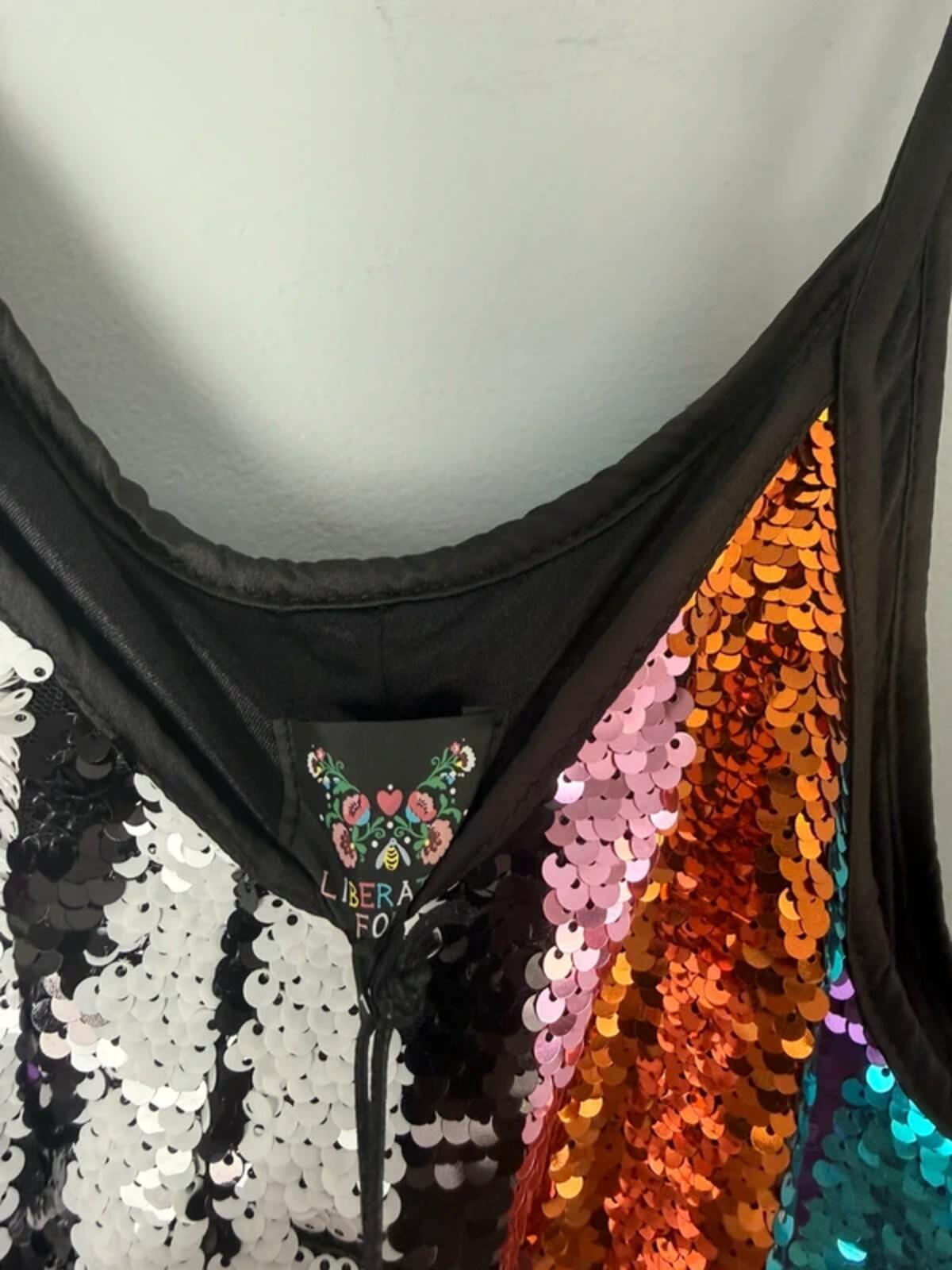 NEW Liberated Folk Mulitcolour Sequin Jumpsuit - Girls 10 - 11 Years - Discounted high street clothing for children, ladies and men including everyday wear and seasonal styles. UK online