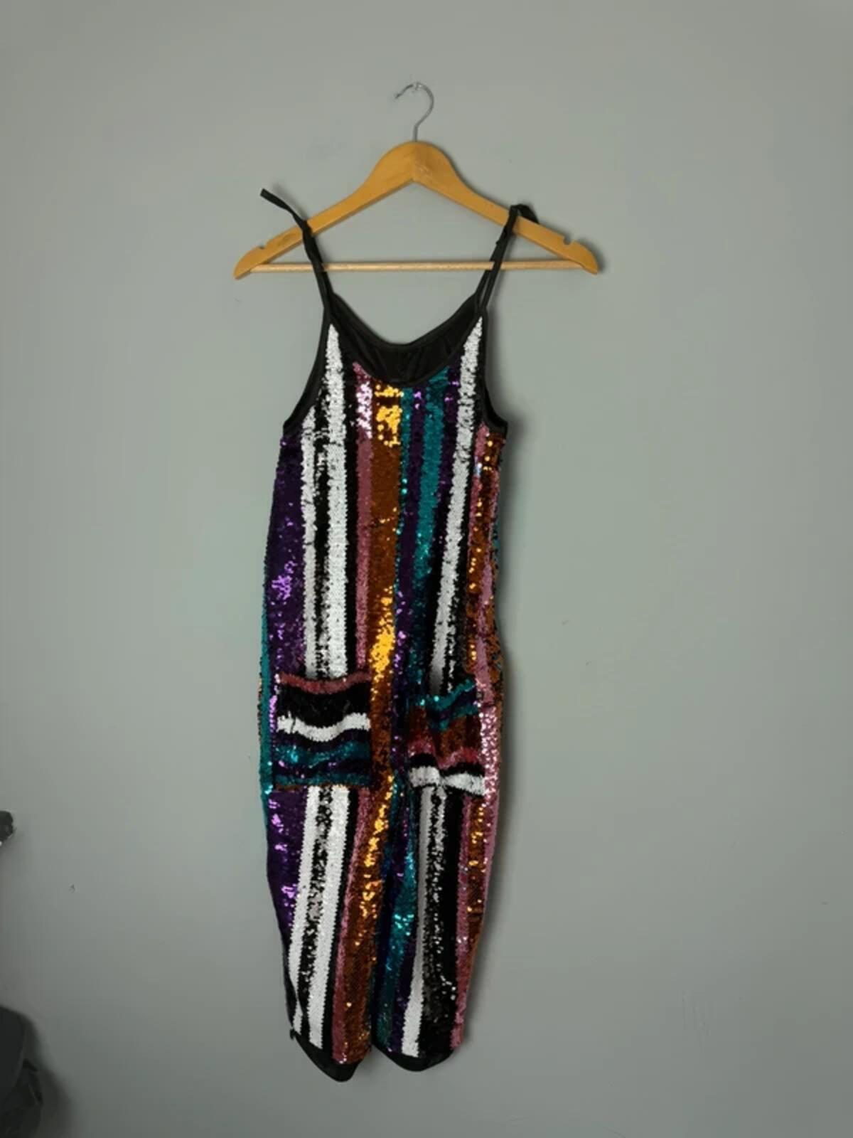 NEW Liberated Folk Multicolour Sequin Jumpsuit - Girls 12 - 13 Years - Discounted high street clothing for children, ladies and men including everyday wear and seasonal styles. UK online