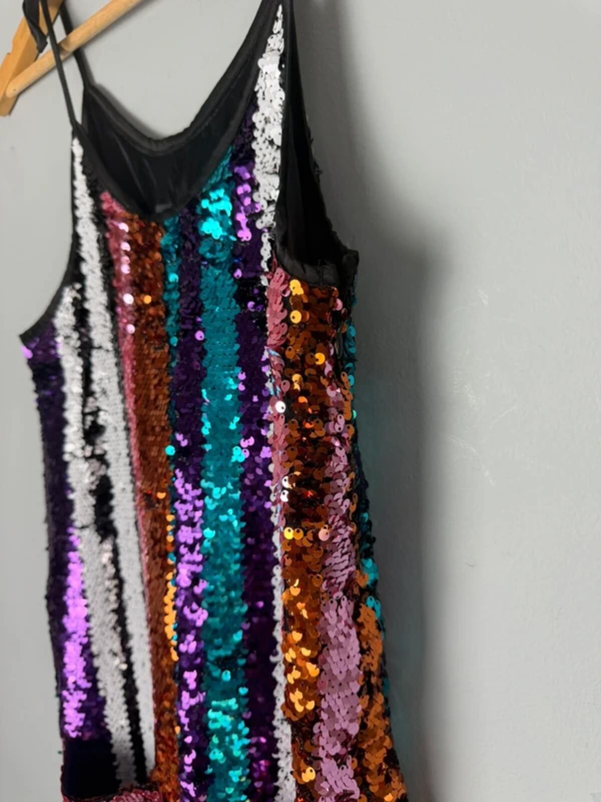NEW Liberated Folk Multicolour Sequin Jumpsuit - Girls 12 - 13 Years - Discounted high street clothing for children, ladies and men including everyday wear and seasonal styles. UK online