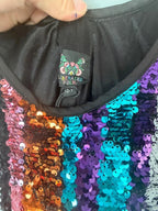 NEW Liberated Folk Multicolour Sequin Jumpsuit - Girls 12 - 13 Years - Discounted high street clothing for children, ladies and men including everyday wear and seasonal styles. UK online