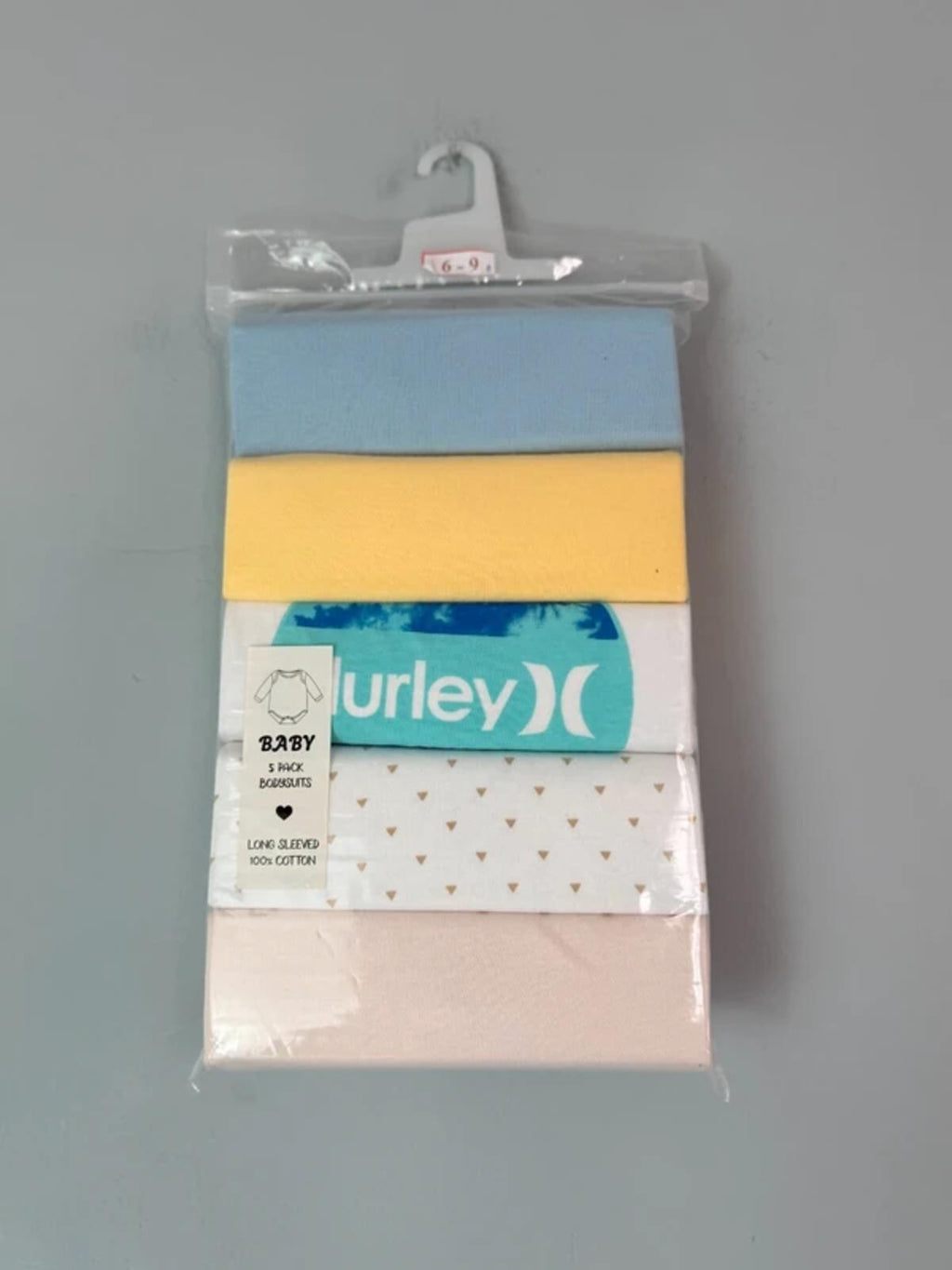 NEW Long Sleeve Baby Bodysuits - Mixed Brands - Baby Boys 6 - 9 Months - Discounted high street clothing for children, ladies and men including everyday wear and seasonal styles. UK online