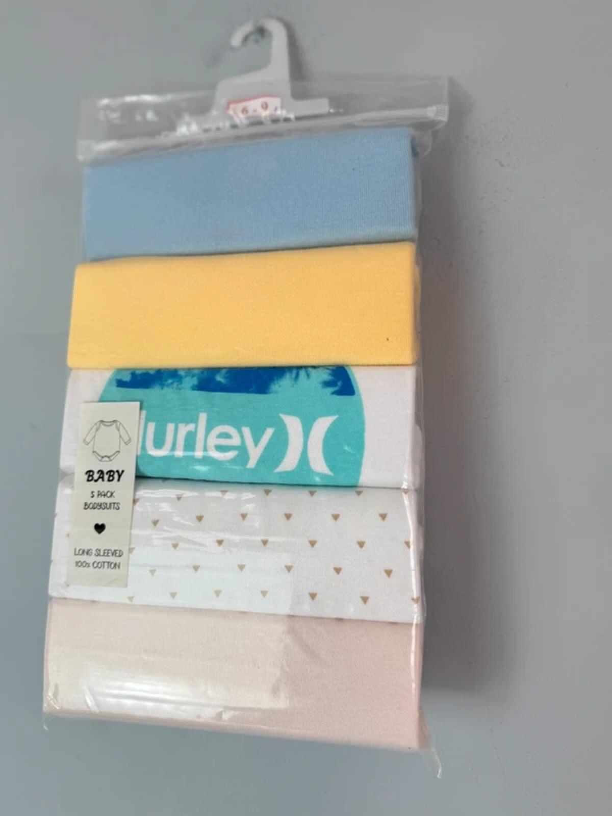 NEW Long Sleeve Baby Bodysuits - Mixed Brands - Baby Boys 6 - 9 Months - Discounted high street clothing for children, ladies and men including everyday wear and seasonal styles. UK online