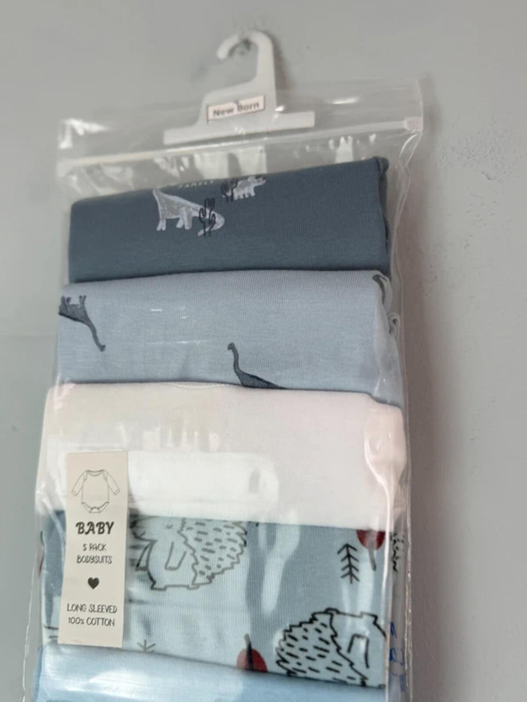 NEW Long Sleeve Baby Bodysuits - Mixed Brands - Newborn - Discounted high street clothing for children, ladies and men including everyday wear and seasonal styles. UK online