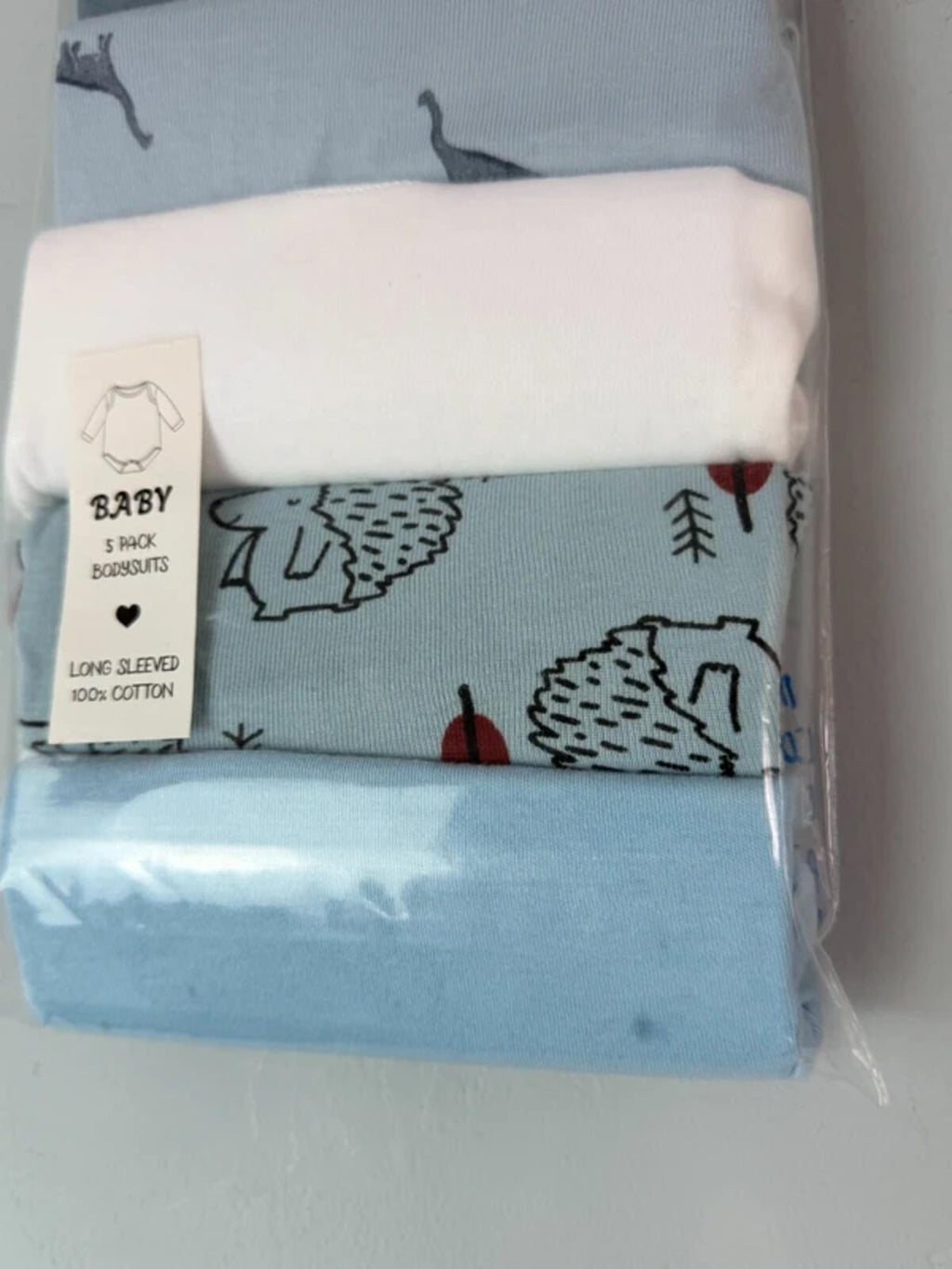 NEW Long Sleeve Baby Bodysuits - Mixed Brands - Newborn - Discounted high street clothing for children, ladies and men including everyday wear and seasonal styles. UK online